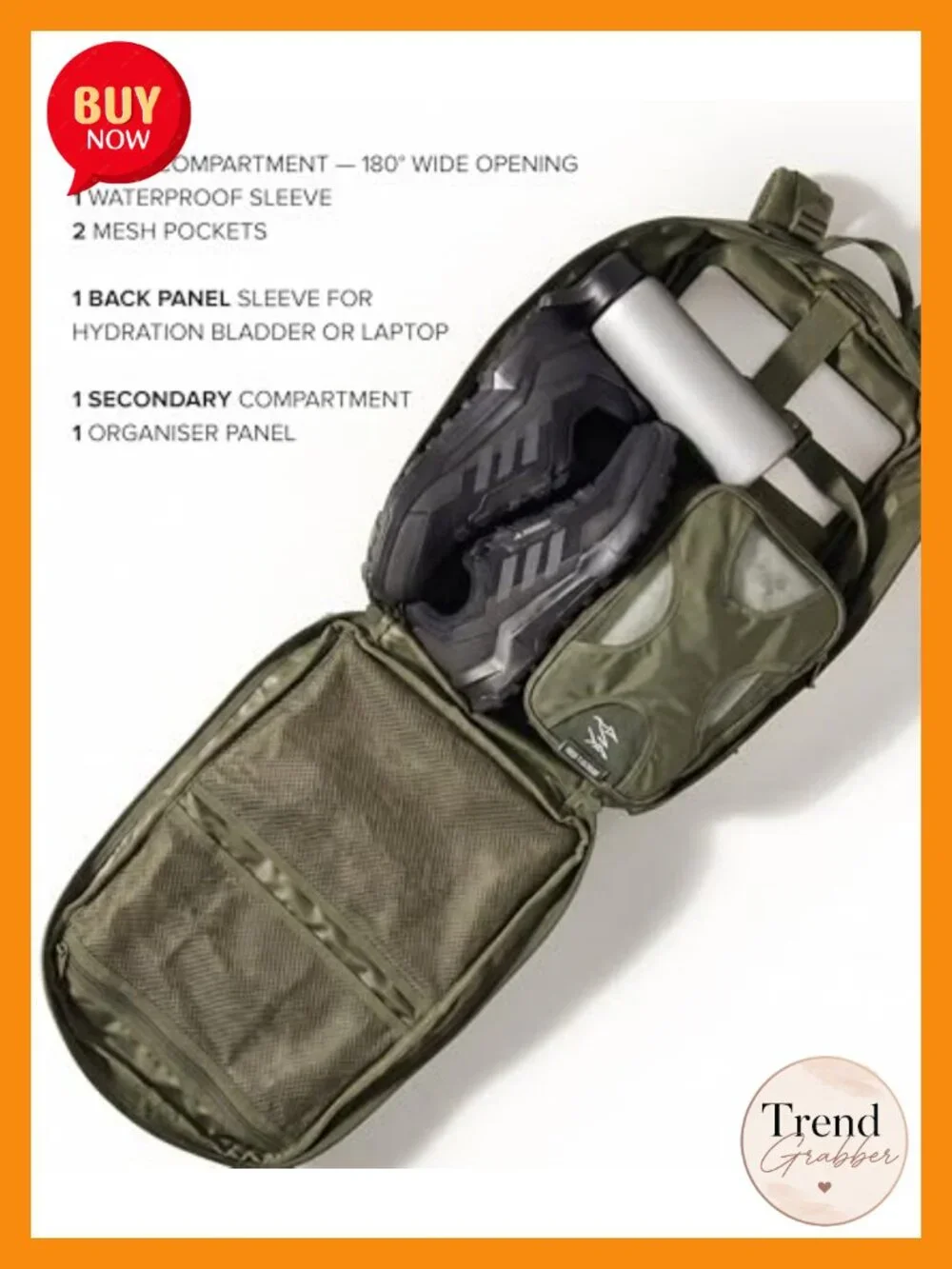 50L Military Tactical Backpack Water Resistant Molle Rucksack Travel Hiking